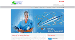 Desktop Screenshot of medtechdevices.net