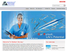 Tablet Screenshot of medtechdevices.net